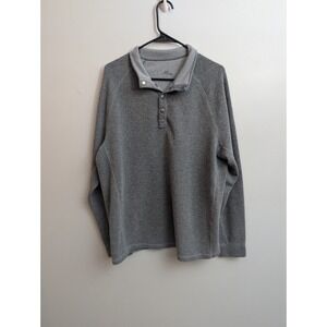 A1 Tommy Bahama Sweater Men Long Sleeve 1/4 Snap Knit size Large